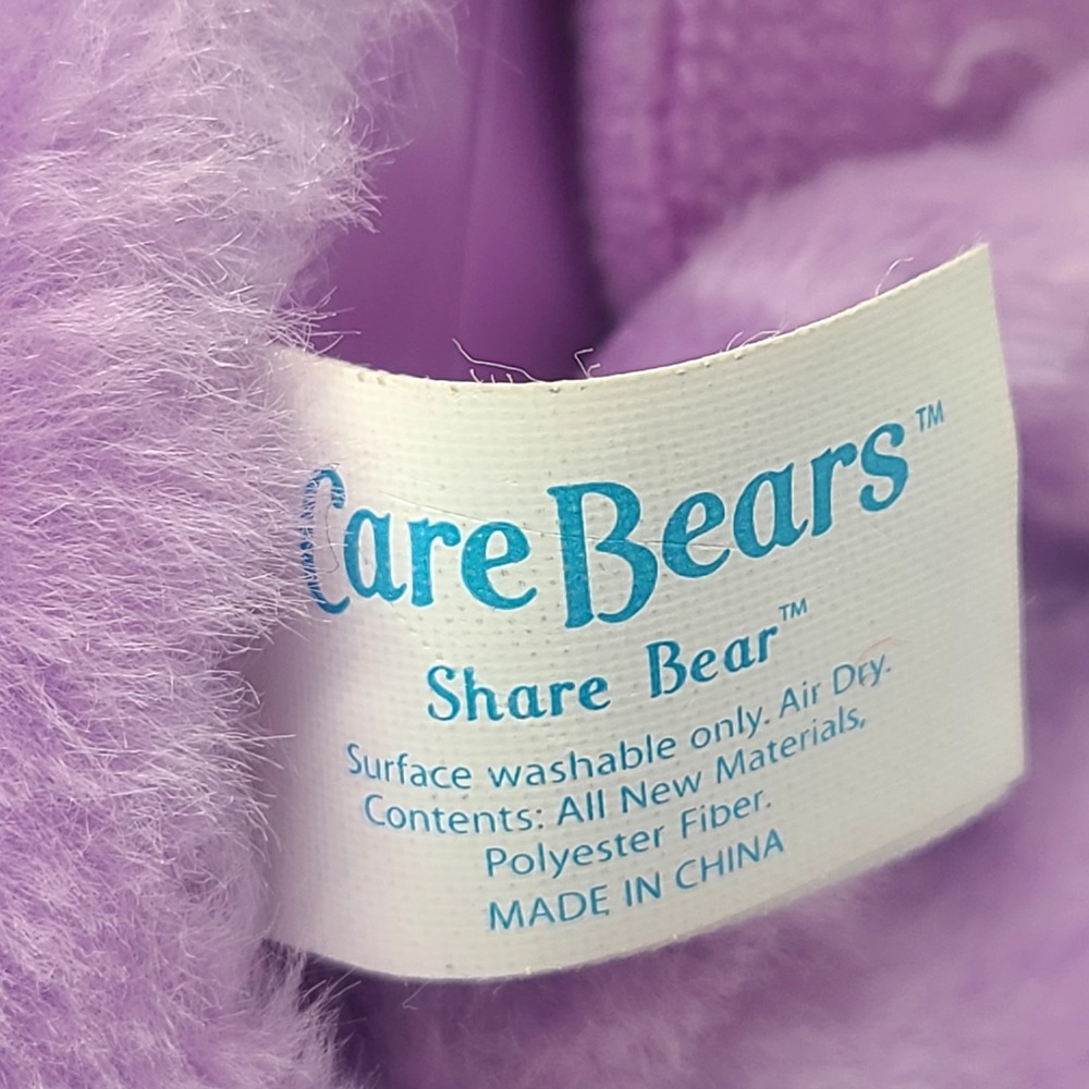 Vintage Care Bears Share Bear Joke Bear Interactive Jokes and Giggles Plush - Picture 5 of 7